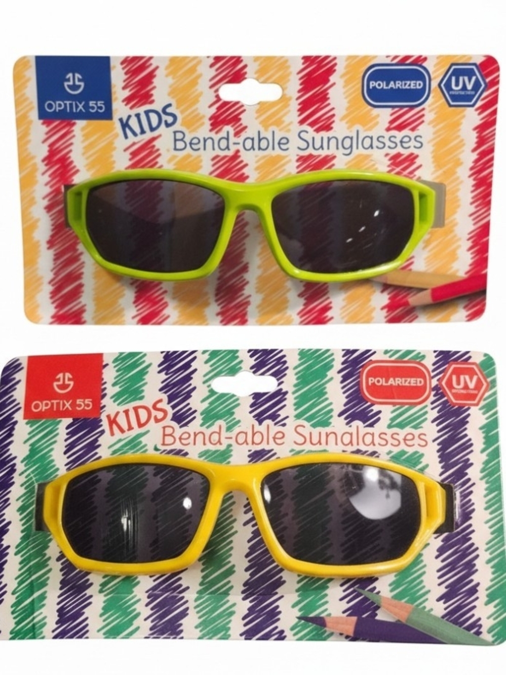 Pick 1 Optix 55 Kids Bendable Polarized UV Protection Sunglasses NIP - Picture 3 of 5